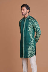 Applique side Detail Work Kurta set