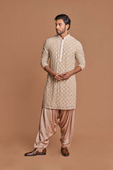 Intricate Design with all over-work kurta set