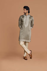 Border work kurta set