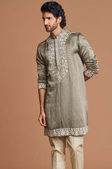 Border work kurta set