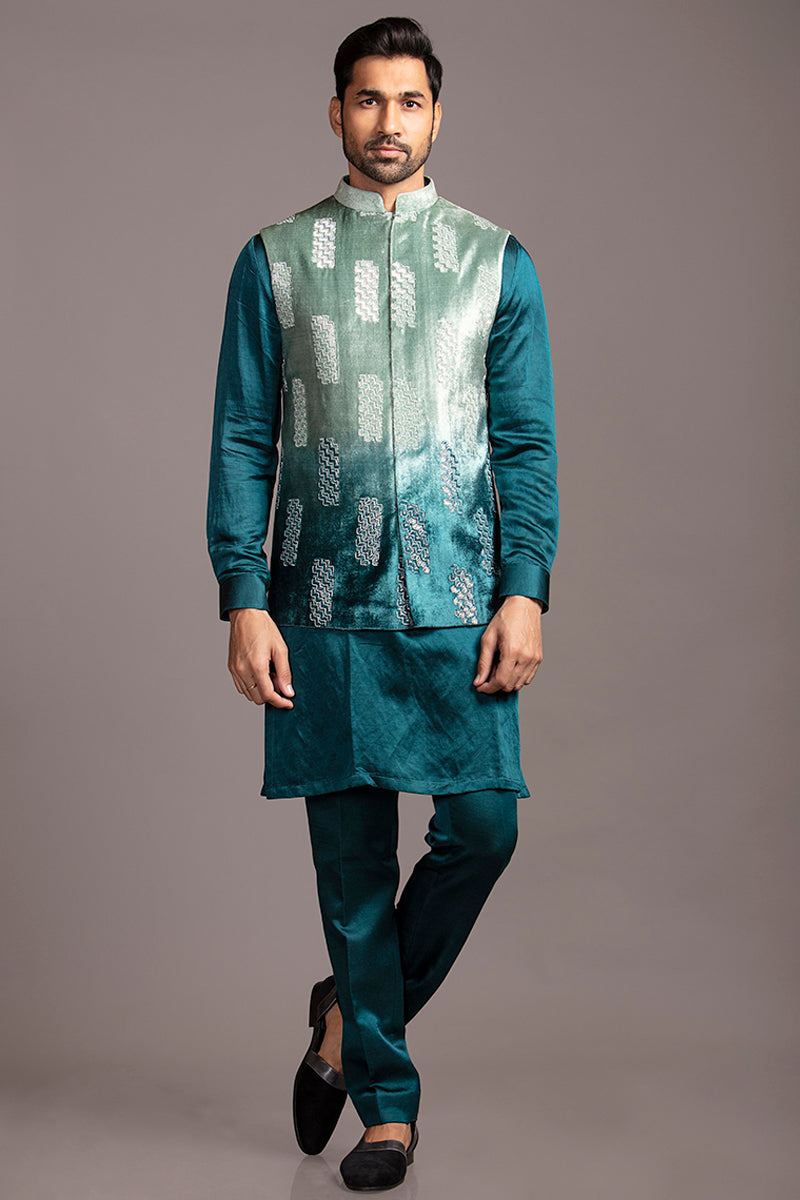 TEAL SEAGRID BUNDI SET – Telon